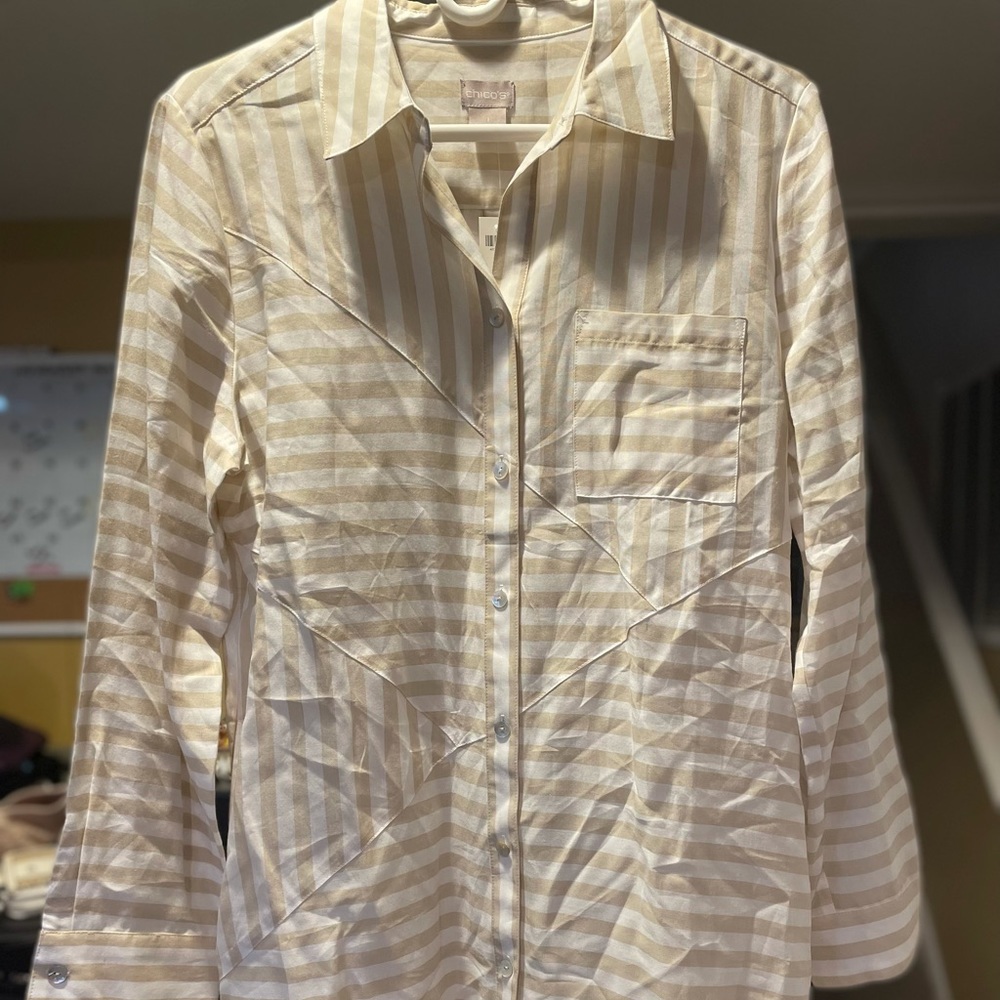 Chico’s women’s Tunic blouse, NWT